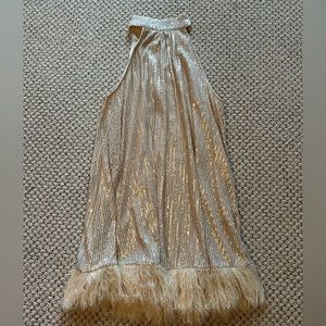 Gold sequin party dress size S/M
